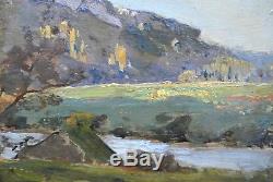 Louis Cabie 1853-1939 Harpignies Corot Bordeaux Impressionist Landscape Dordogne