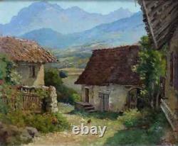 Louis Lanza 1930. Beautiful Impressionist & Landscape D'isère A Villeneuve D'uriage