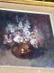Marcelle Blum 1893-1984 Bouquet Of Flowers Oil Painting On Wood Panel