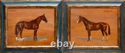 MARCHAND André (1877-1951) Kent, chestnut horse Animal Painter Equine Stud Paris