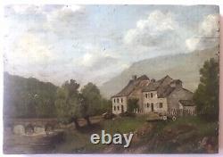 Magnificent Painting Painting Landscape Oil Character Campaign April 1894