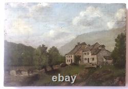 Magnificent Painting Painting Landscape Oil Character Campaign April 1894