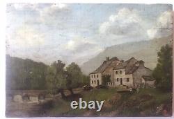 Magnificent Painting Painting Landscape Oil Character Campaign April 1894