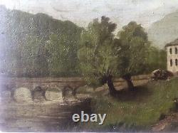Magnificent Painting Painting Landscape Oil Character Campaign April 1894
