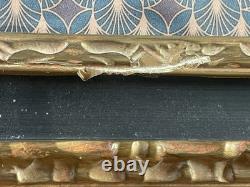 Marcel Pouget (1923-1985) Oil on wood panel Signed Portrait 1943