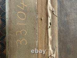 Marcel Pouget (1923-1985) Oil on wood panel Signed Portrait 1943