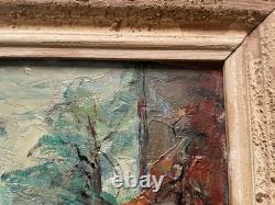 Marie-Antoinette NADALON-HALLEZ, Bridge over the Vienne in Limoges, antique painting