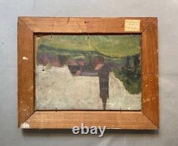 Marie-Antoinette NADALON-HALLEZ, Bridge over the Vienne in Limoges, antique painting