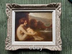 Marie-Augustin Zwiller Painting Hsp Study Woman Nude at the Edge of a Lake