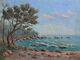 Marine Hsp Painting Near St Raphaël Signed Saulgeot 1930