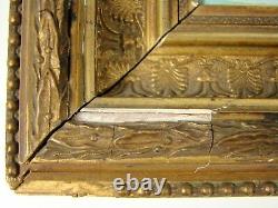 Marine Hsp Xix° Trailer Regatta Basque Country Old Painting Old Frame