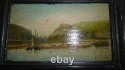 Marine Painting Xixeme Emile Tesson Normande School