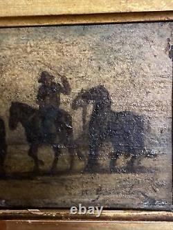 Marius Guindon (1831-1918). Oil On Wood