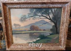 Marks Metz Mont Saint Quentin Albert Marks Oil on Wood