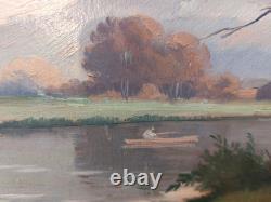 Marks Metz Mont Saint Quentin Albert Marks Oil on Wood
