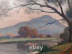 Marks Metz Mont Saint Quentin Albert Marks Oil on Wood