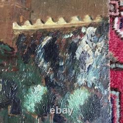 Marrakech Koutoubia Mosque Oil on Panel, To Be Identified, 1939, Fine Condition, Rare