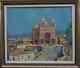 Marseille 1930 La Major & La Joliette. Grand & Bright Impressionist Painting