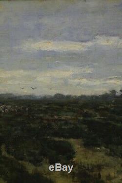 Martinus Kramer, 1860, Barbizon, Shepherd And His Flock In The Landes, Benezit
