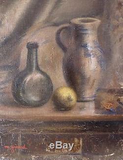 Maud Gerard (1915-2013) Oil On Wood / Belgian School / 1950 / Fauviste Fauvist