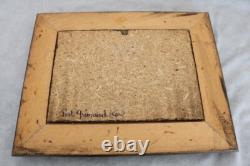 Maurice Legendre, oil paintings on wood, St-Tropez Port Grimaud Signed