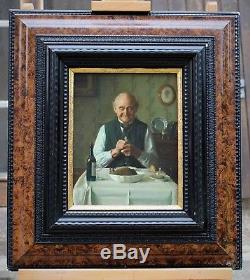 Max Barascuts, Portrait, Man, Still Life, Painting, Painting, Hammershoi