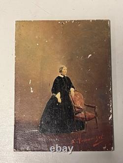 Miniature Painting, Louis VERNANCHET, Portrait of a Woman