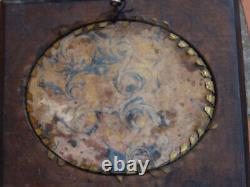 Miniature XIX Representing a Scene by the Water Wooden Frame and Brass