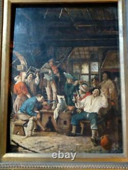 Mushroom Painting Frivolous Party In The 16th Century/ Vice Painting Frivolous Party