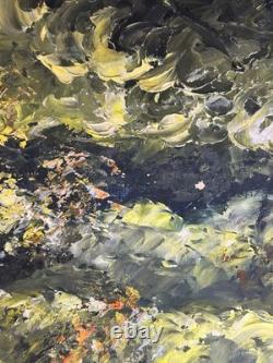 Neo-Impressionist 20th Century Monogrammed AY HSP Underwood Landscape 1970