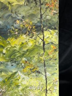 Neo-Impressionist 20th Century Monogrammed AY HSP Underwood Landscape 1970