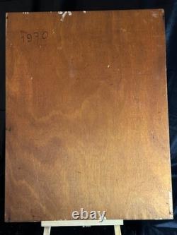 Neo-Impressionist 20th Century Monogrammed AY HSP Underwood Landscape 1970