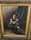 Nineteenth Century Painting Oil On Panel Signed C. Perreau And Dated 1890