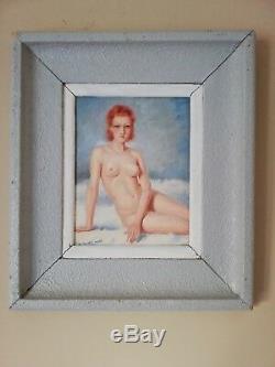 Nude Painting Of Young Wife René Bresson