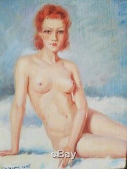 Nude Painting Of Young Wife René Bresson