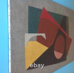 Numa Walter Rickenbacher (1902-1973) Rare Oil Hst 58 Constructivism Cubism