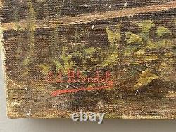Oil On Canvas By Ad Blondel Underwood Paul Foinet Xxeme A4380