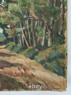 Oil On Canvas Underwood 1900 Landscape H3181