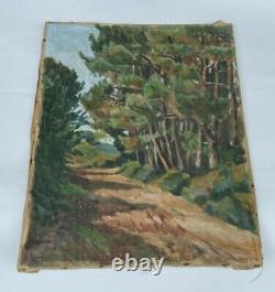 Oil On Canvas Underwood 1900 Landscape H3181