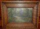 Oil On Panel Landscape Under Wood Alain Bonnaud Good Condition