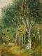 Oil On Panel & Wood & Forest & Trees & Painting & Around 1930 & France