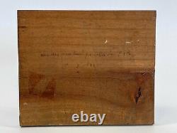 Oil On Panel Wood Theme Marin XIX Eme Island D Arz Inscription B1060