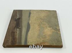 Oil On Panel Wood Theme Marin Xixeme Logoden Islands Marking D92 B1065