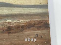 Oil On Panel Wood Theme Marin Xixeme Logoden Islands Marking D92 B1065