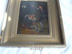 Oil On Wood 17 Eme Century Italy In A Wood Frame Excellent State