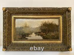 Oil On Wood Galien-laloue Signed L. Dupuy 19th