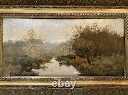 Oil On Wood Galien-laloue Signed L. Dupuy 19th