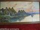 Oil On Wood / Locmariaquer Morbihan Brittany / 1927 To Identify