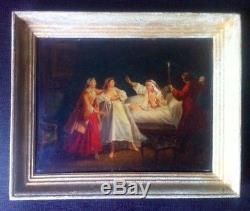 Oil On Wood-lancret-lafontaine-louvre-boisfremont-18th. French Painting