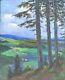 Oil Painting Landscape Panel Around 1920 Signed F Ehrlich